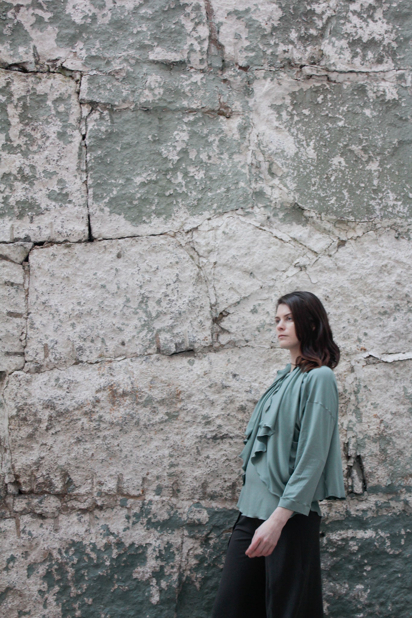 prima jacket in tissue glass