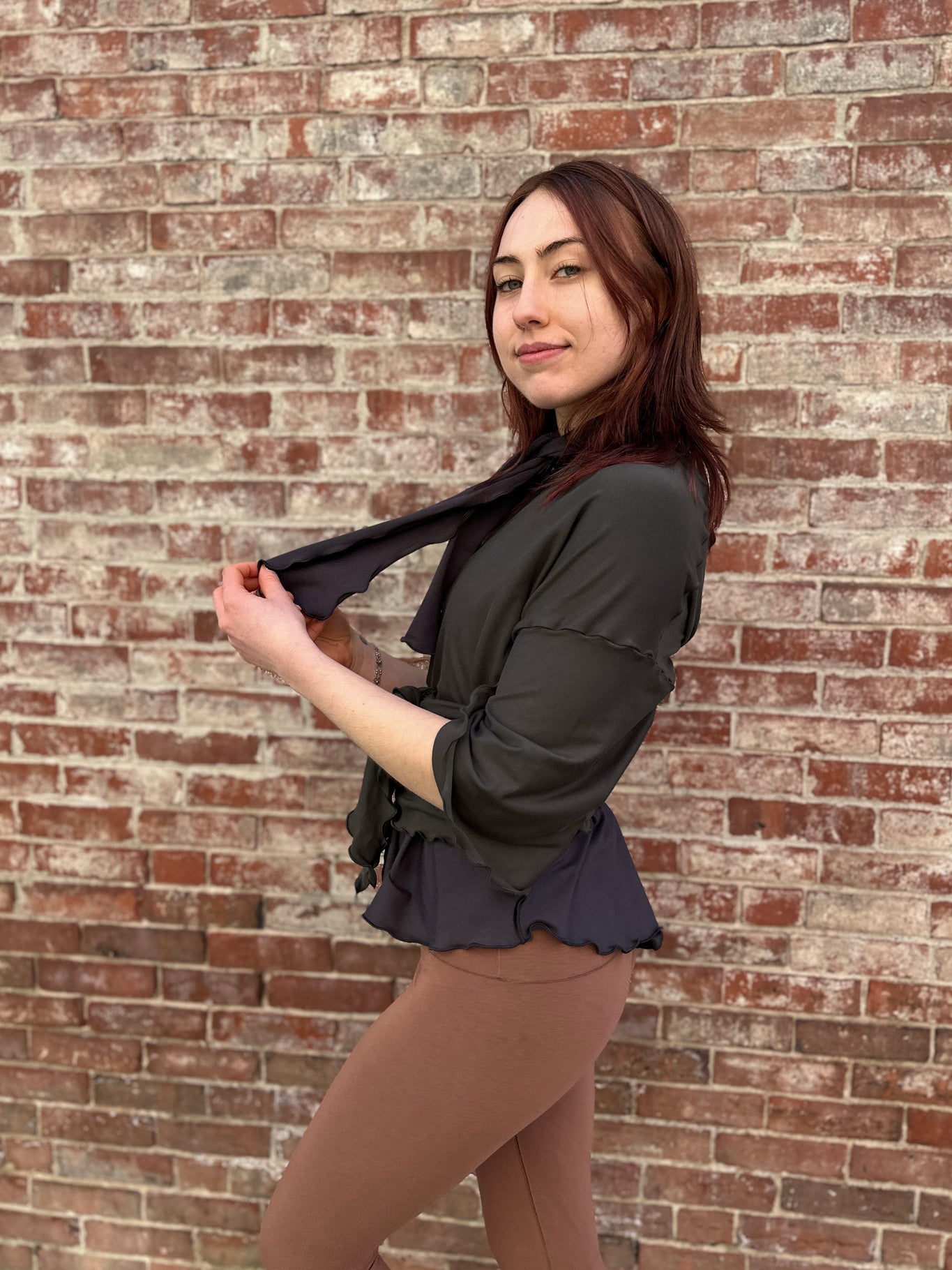 flutter jacket in fir 