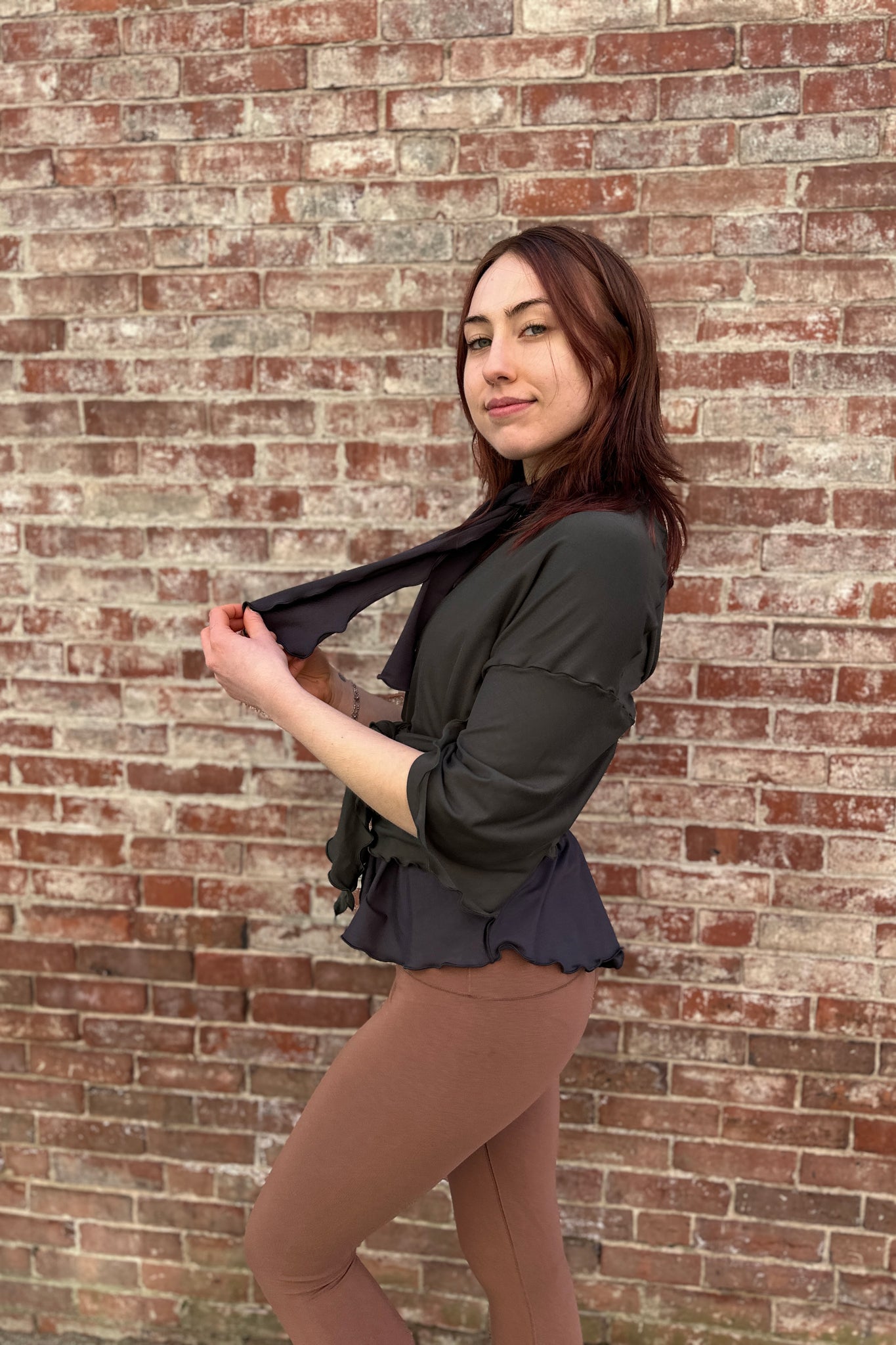 flutter jacket in fir 