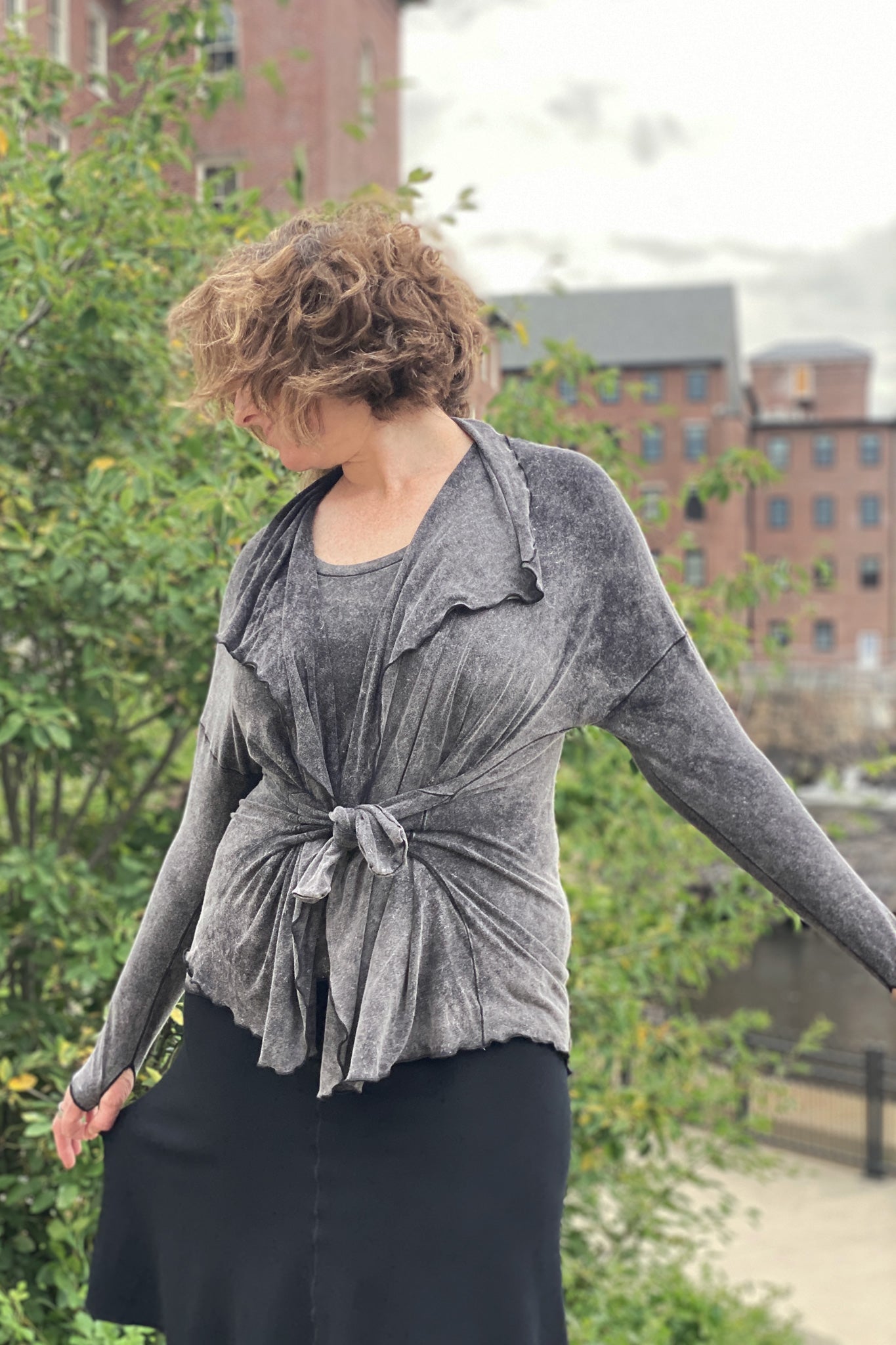 river jacket in mineral