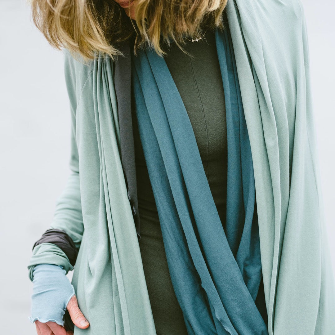 sea glass loop in a sea of ombre 