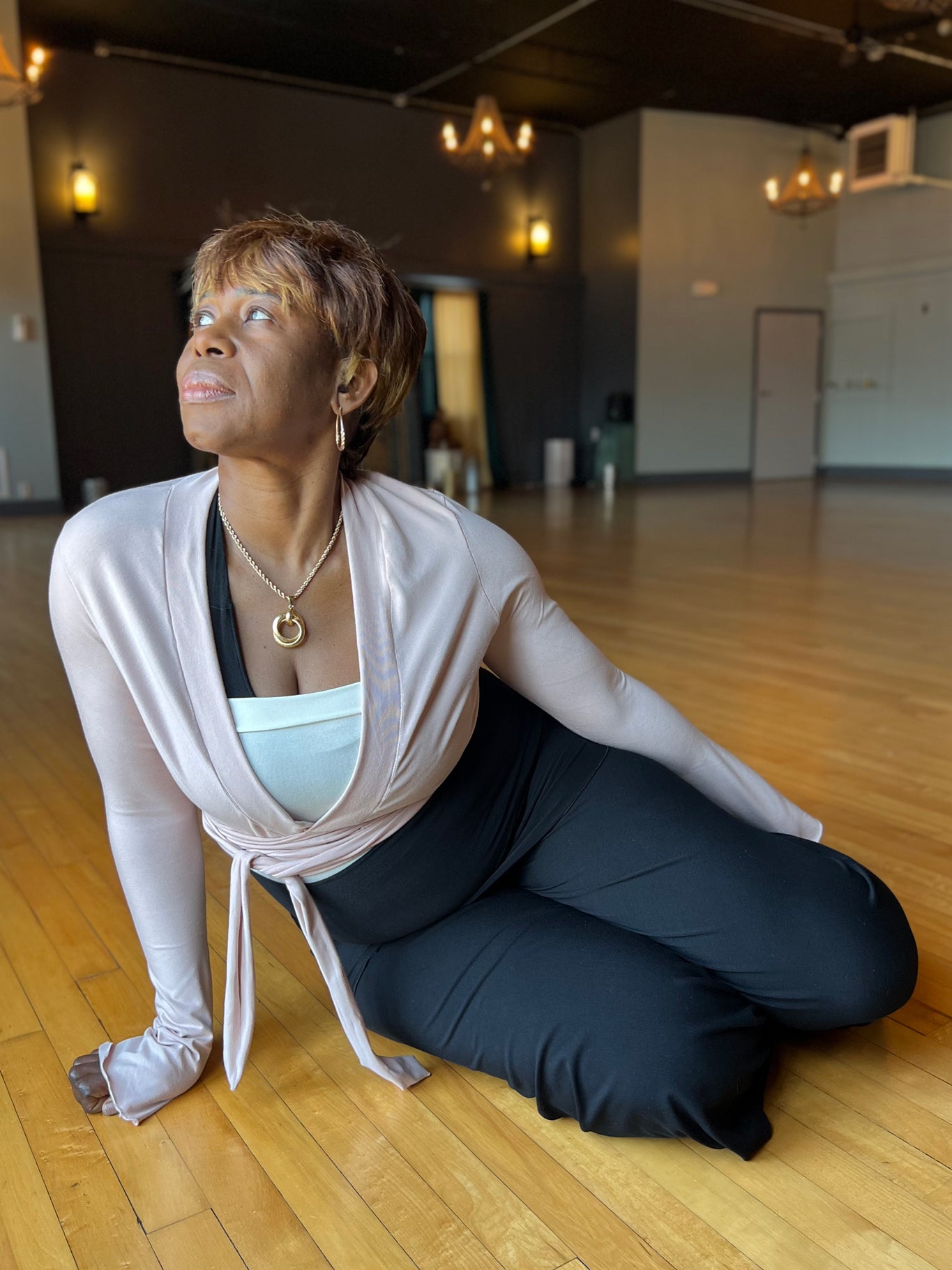 suger® rappa jacket in ballet styled over milk pinup