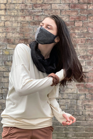 milk terry welder + mineral whisper mask