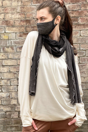 milk terry welder + mineral whisper mask+ lil scarf