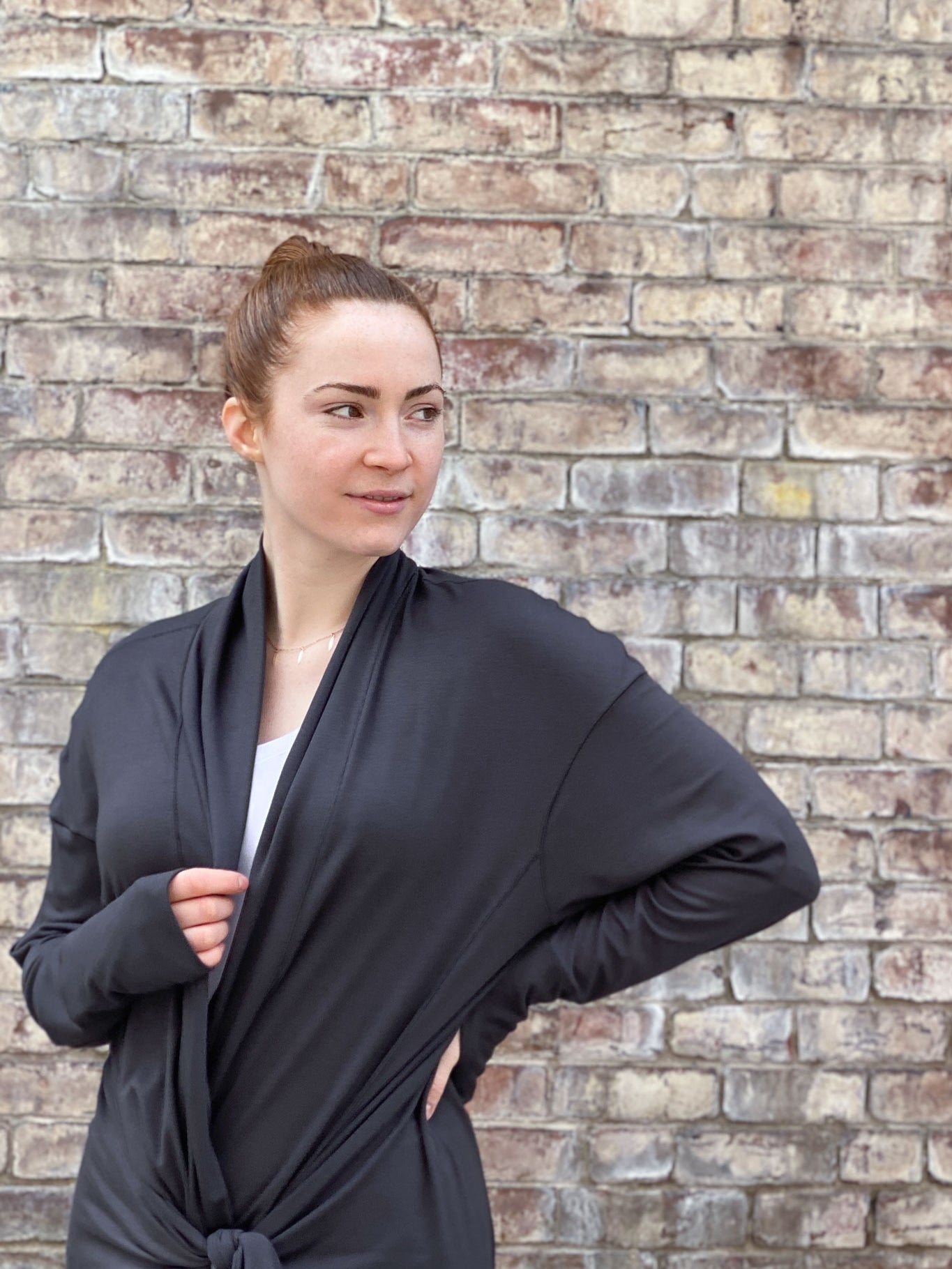 coco blazer in carbon