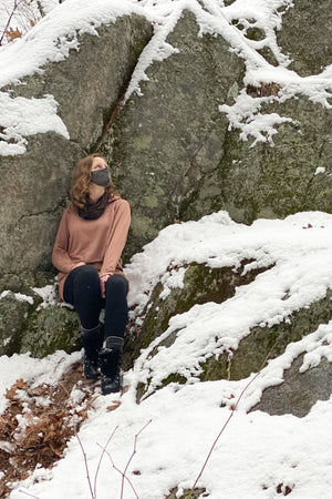 maeve hooded pullover in cedar