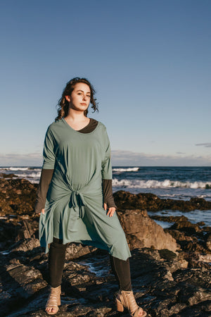 strike a pose in your tissue glass tide dress