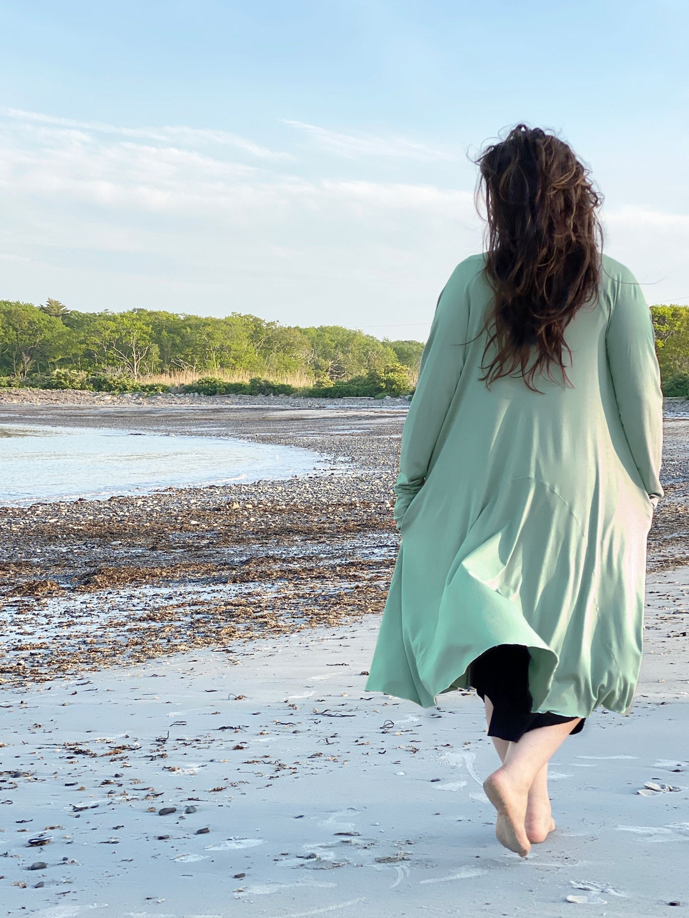 garden coat in tissue glass bamboo