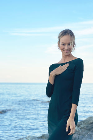 lagoon noble dress in cozy bamboo