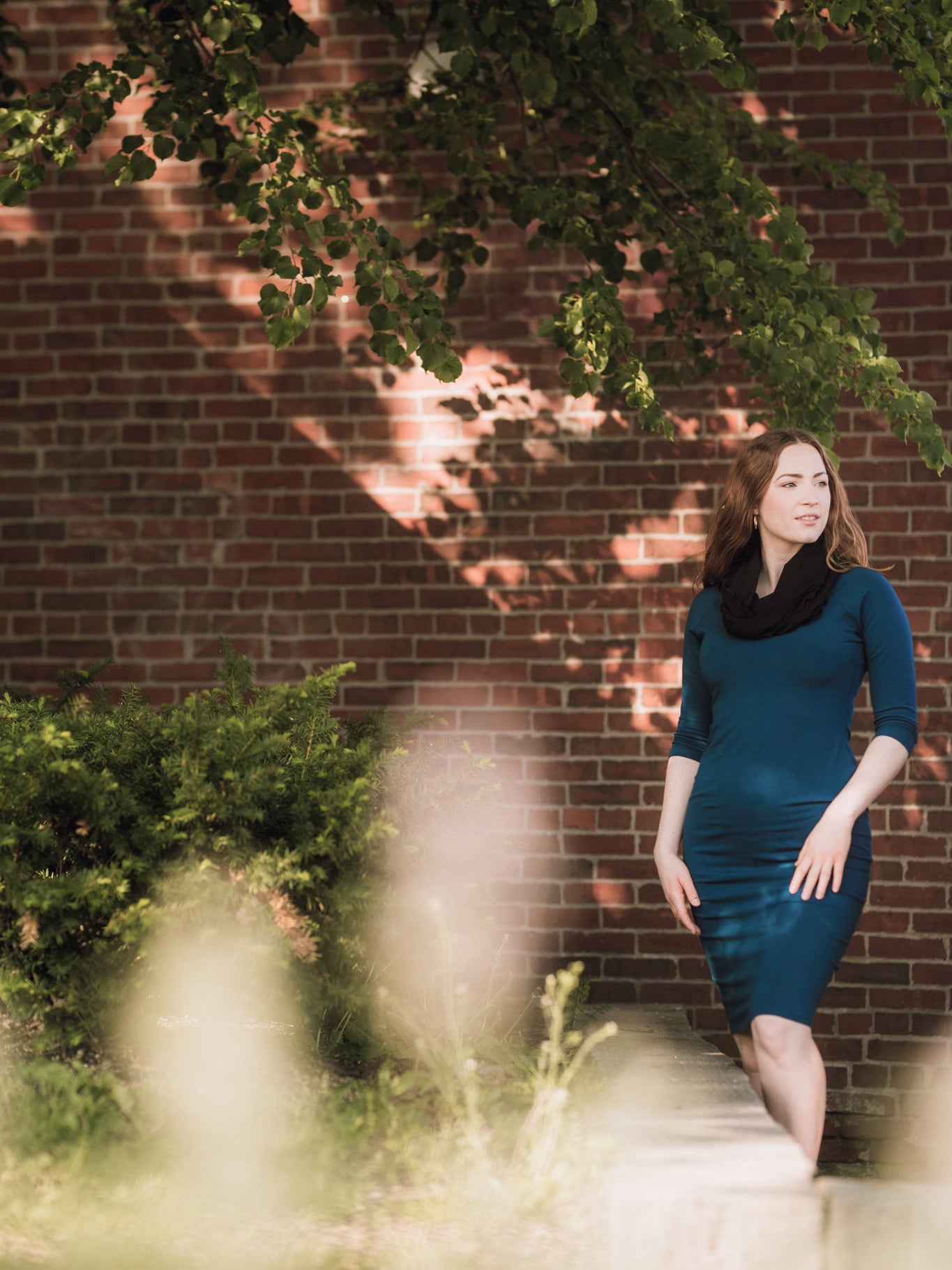 noble elegant dress in lagoon