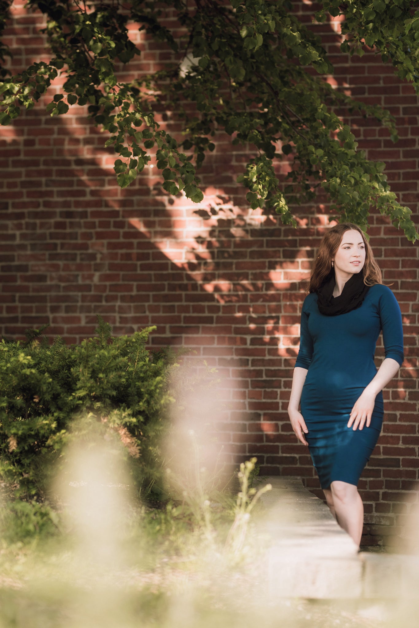 noble elegant dress in lagoon