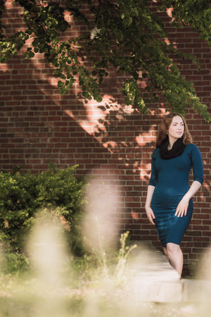 noble elegant dress in lagoon