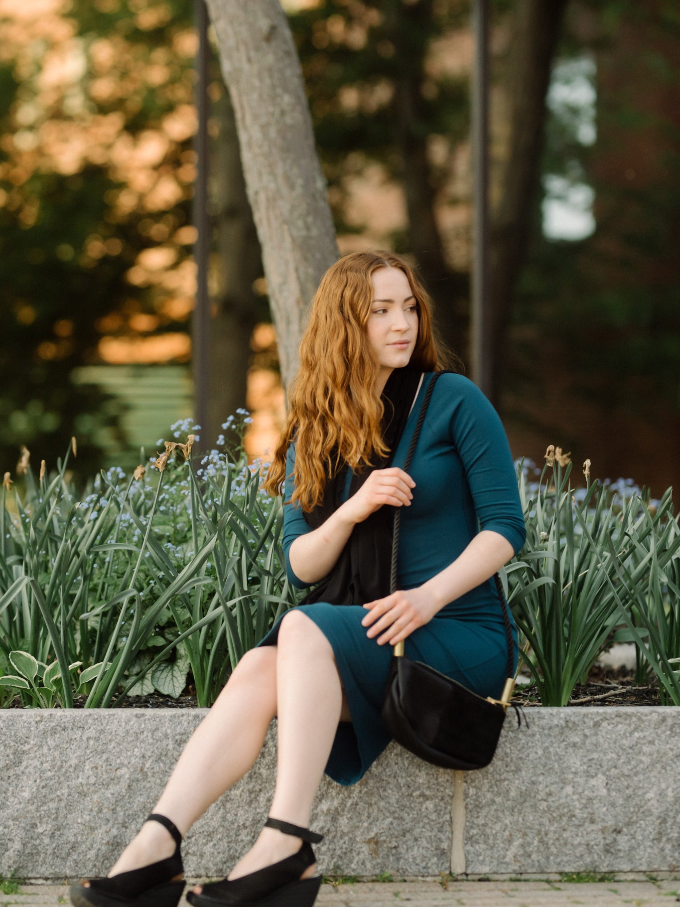 noble elegant dress in lagoon