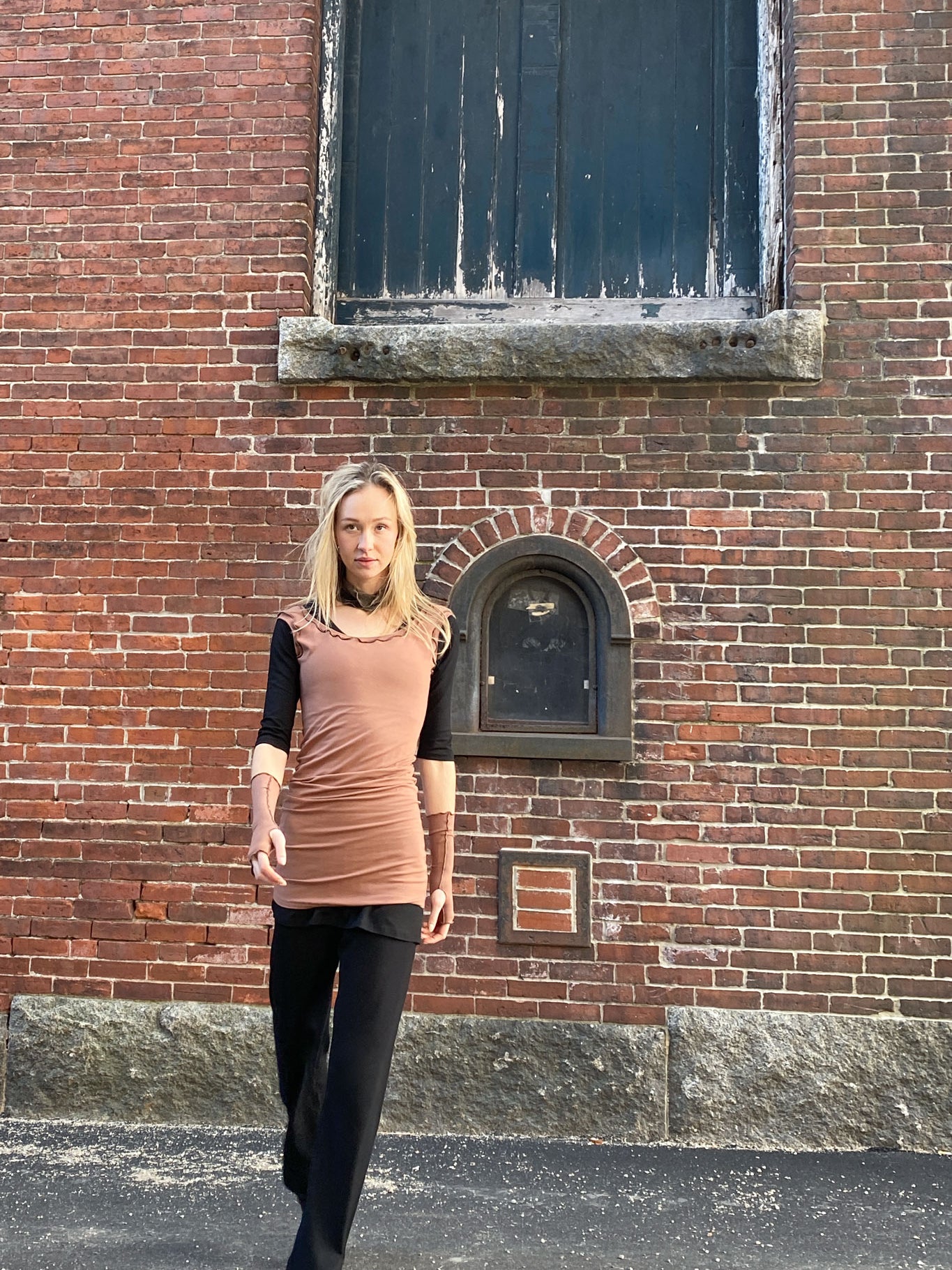 cedar wifey + black trouser pant