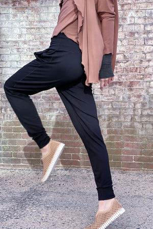 black terry jogger sweatpant