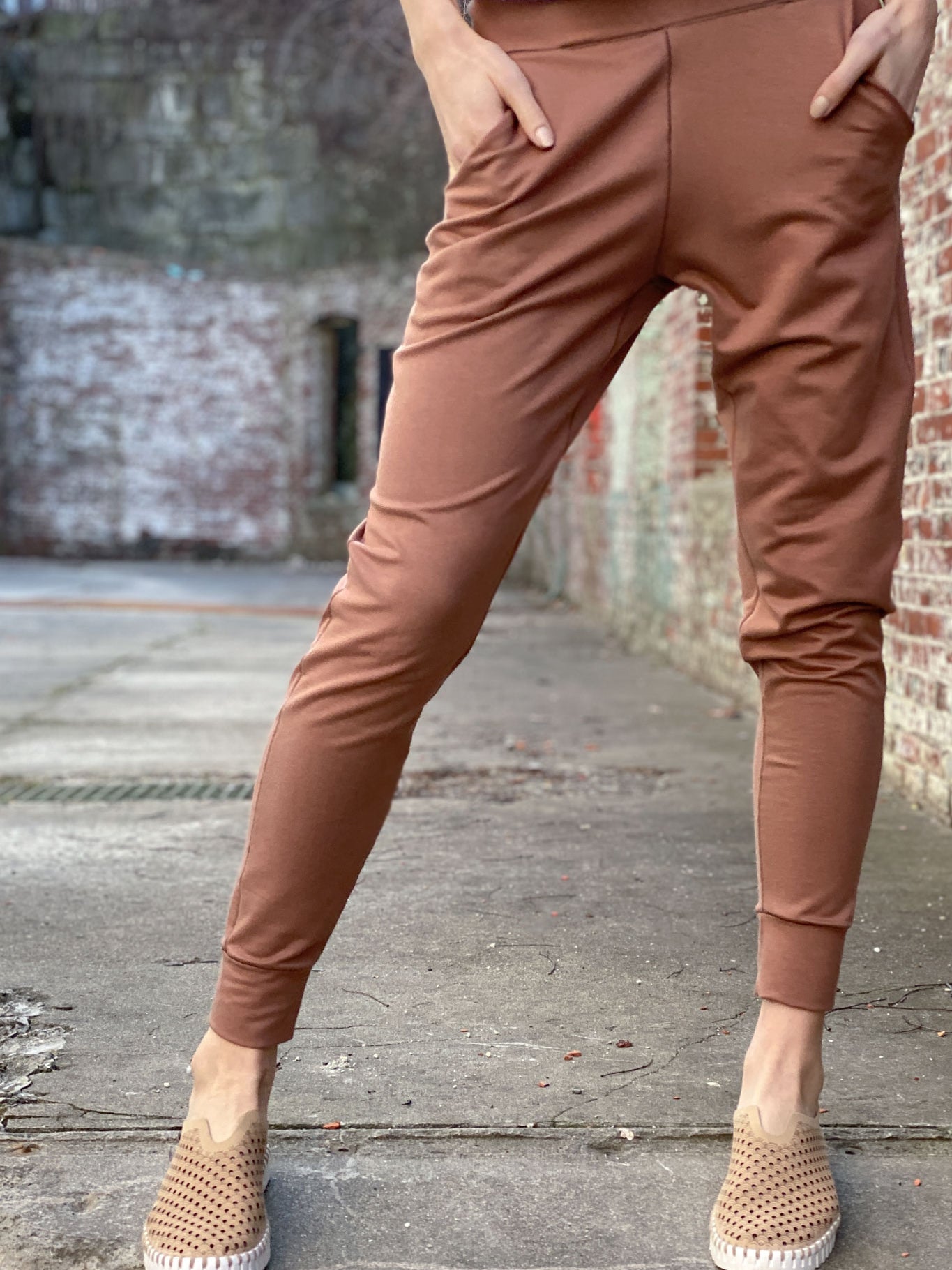 cedar terry bamboo jogger pant by suger