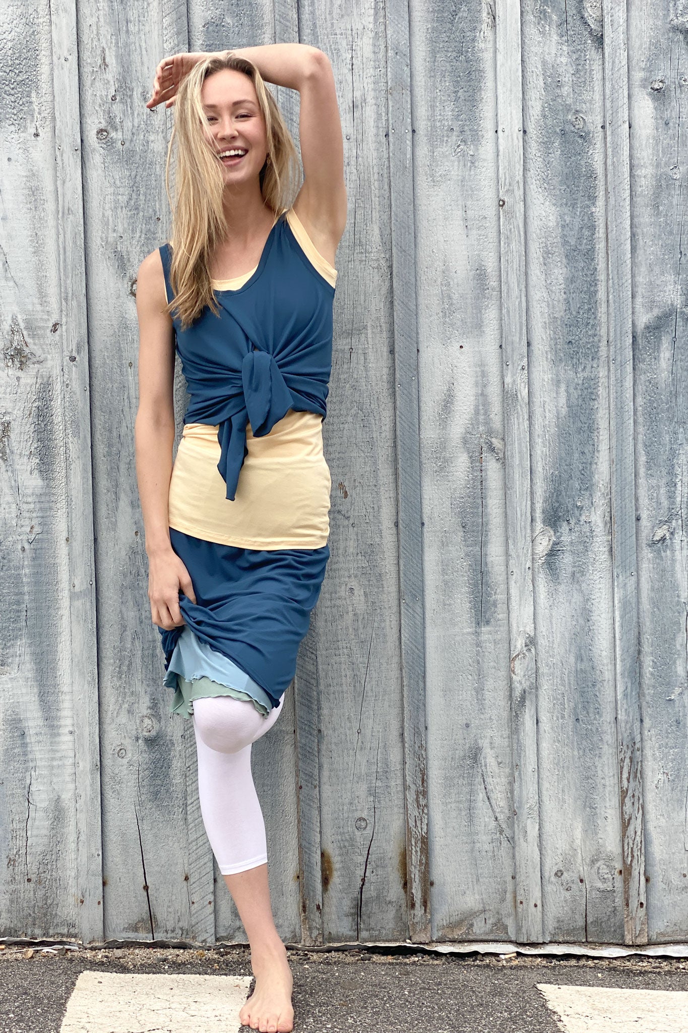 tulip tissue tank in lake over core tank in butter