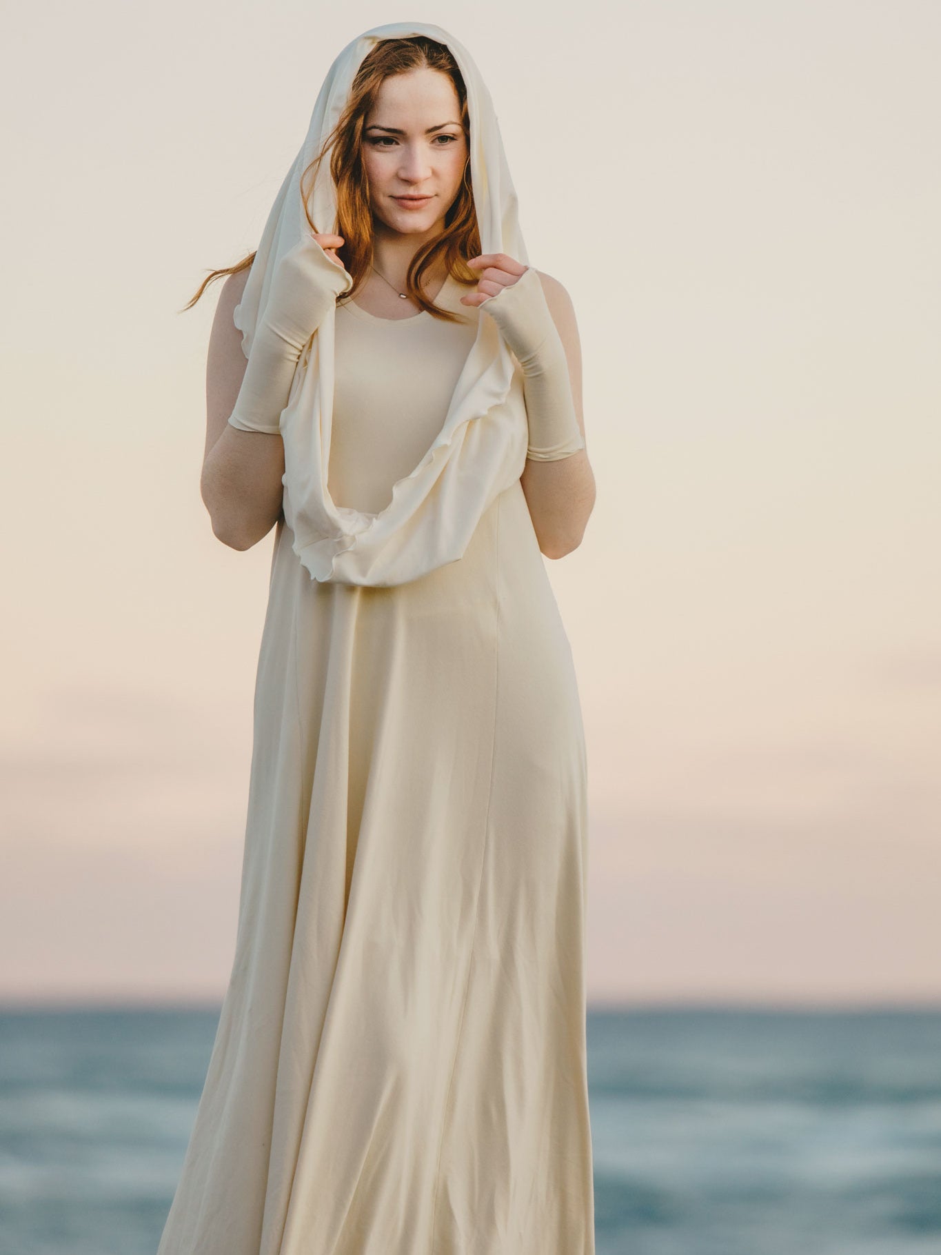 milk loop + milk aria sleeves + milk glow gown = goddess