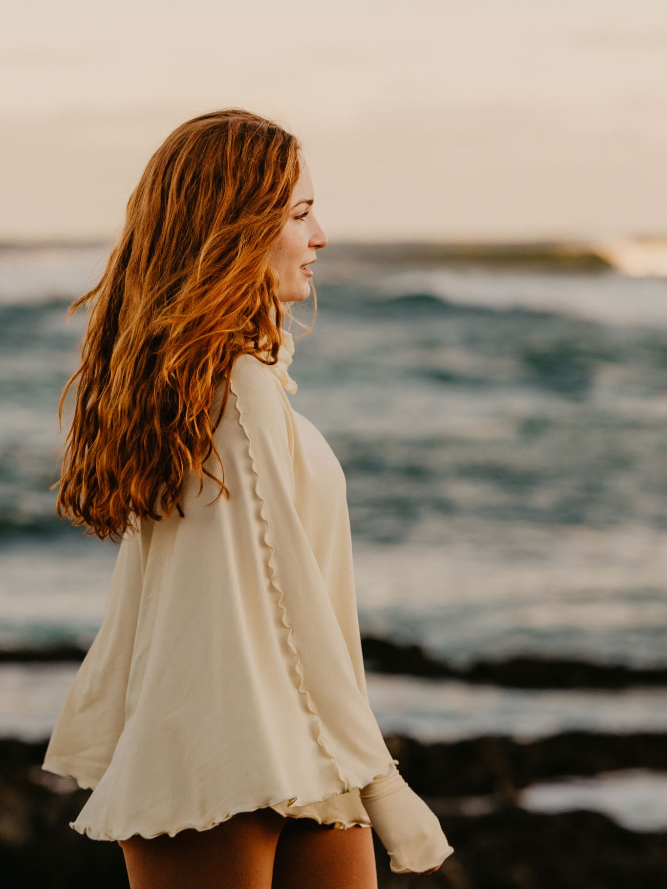 milk lady flirt as a poncho