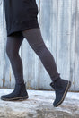 terry base legging in carbon