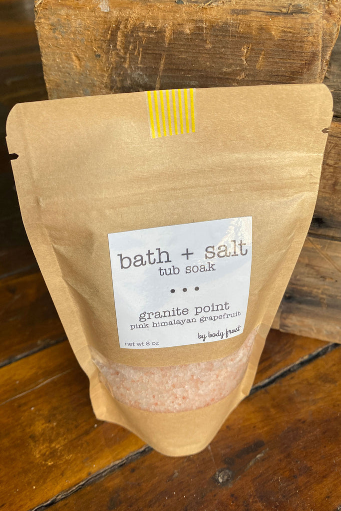 granite point bath + salt tub soak