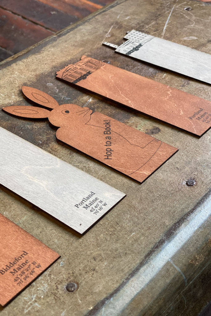hand crafted birch bookmarks
