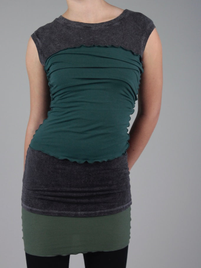 suger subtle mineral cap with spruce + moss corsets