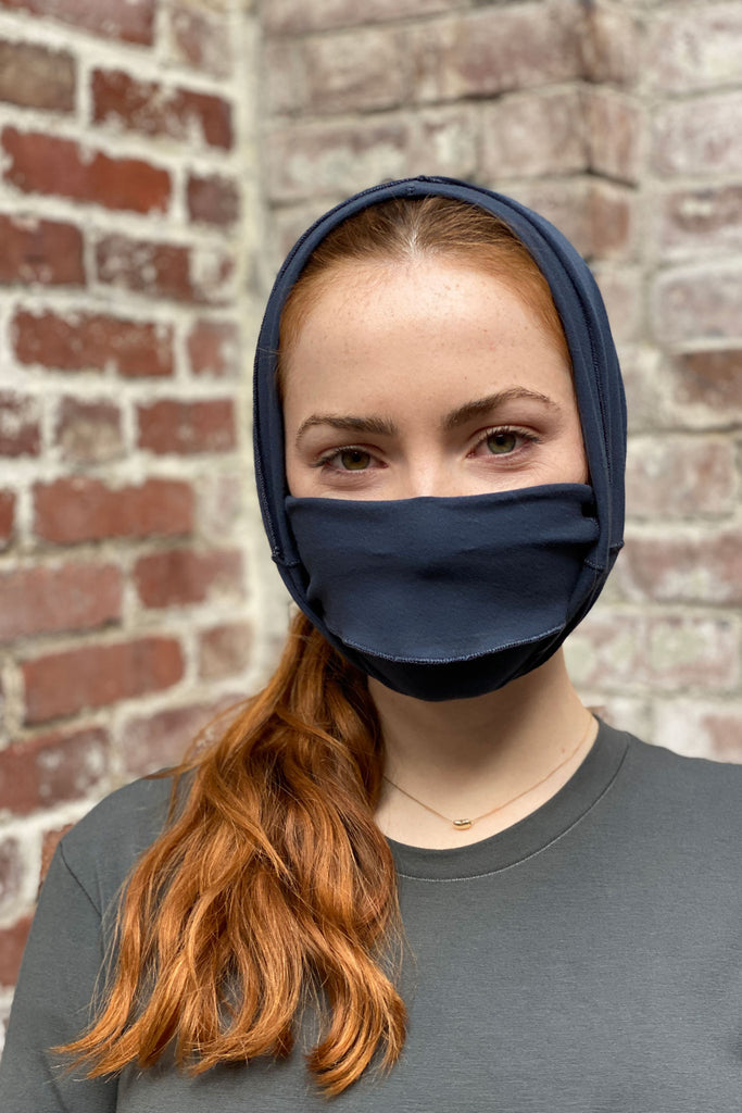 suger® solstice neck warmer face cover in deep sea