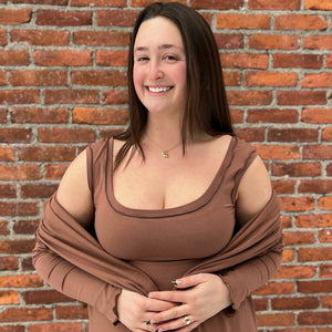 angelrox® wifey tank mini dress in cedar