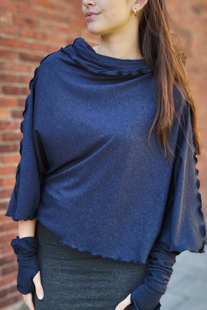 lady flirt in midnight styled with charcoal hourglass