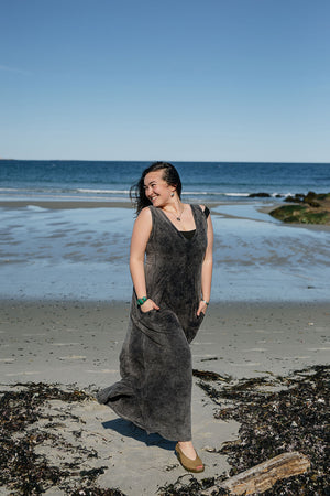 farmer in mineral black stitch