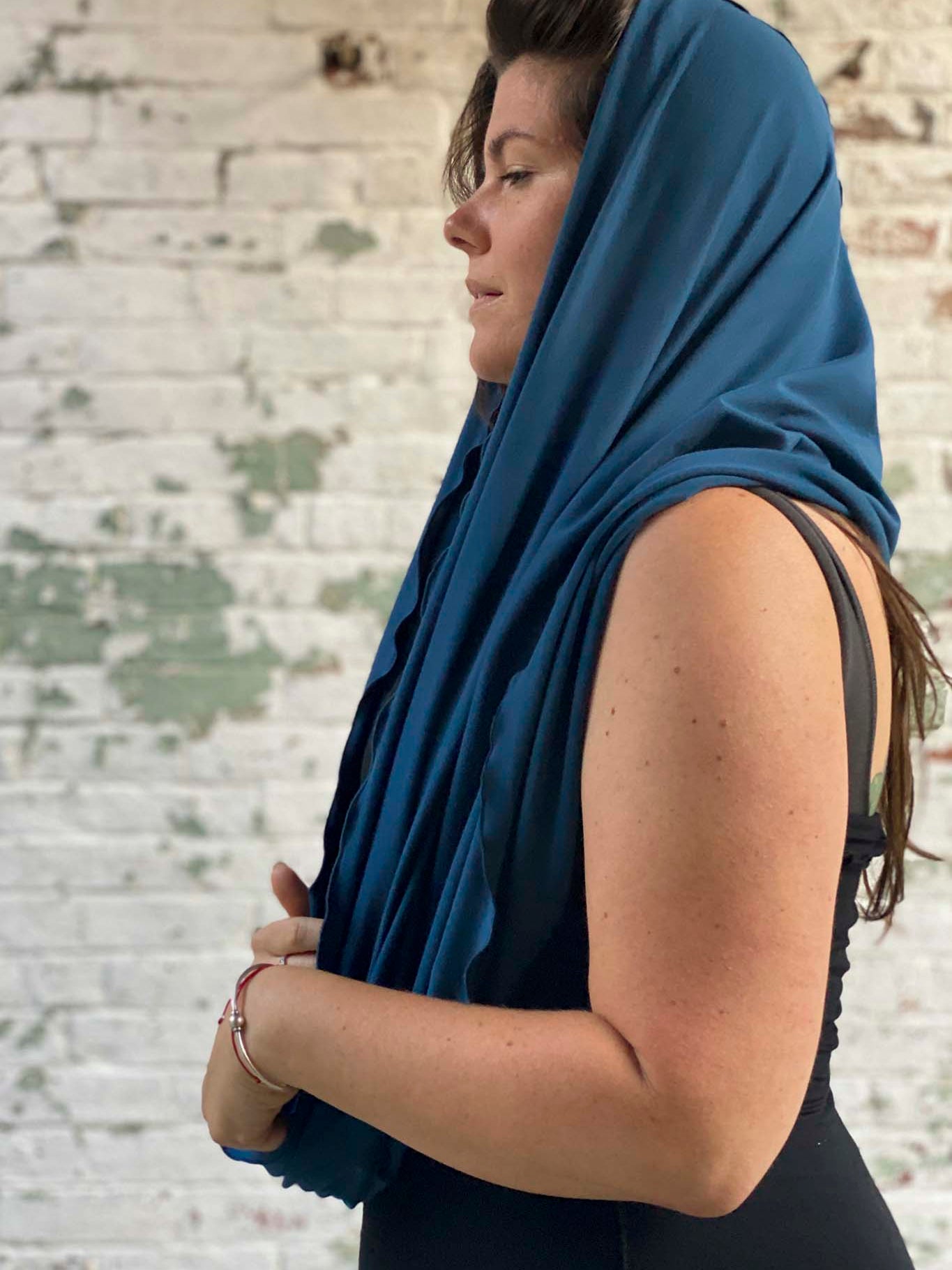 tissue loop infinity scarf in lake