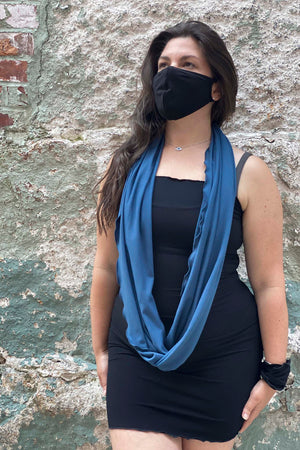 tissue loop infinity scarf in lake