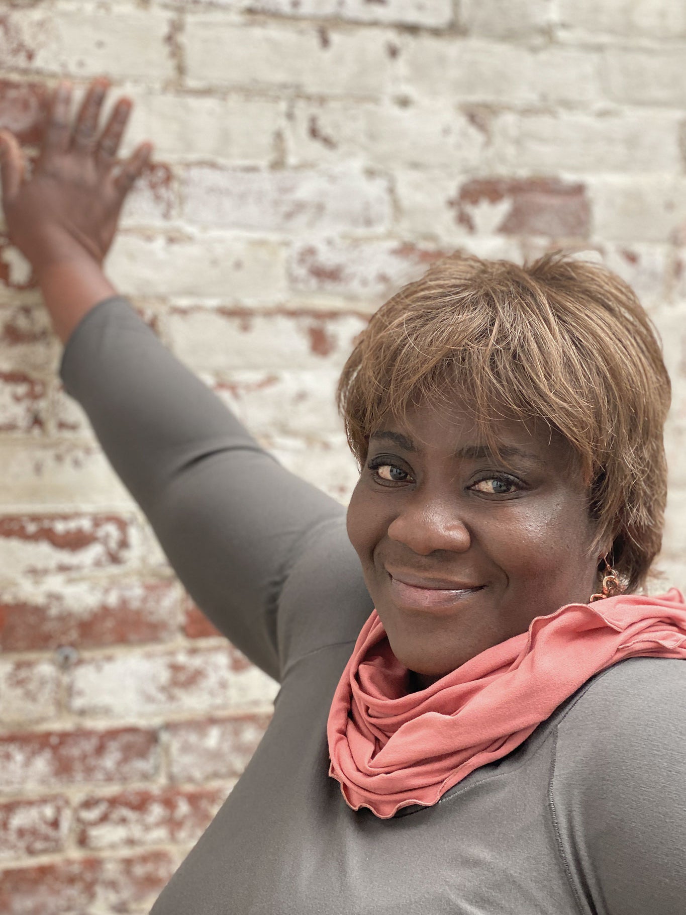 tissue loop infinity scarf in reef