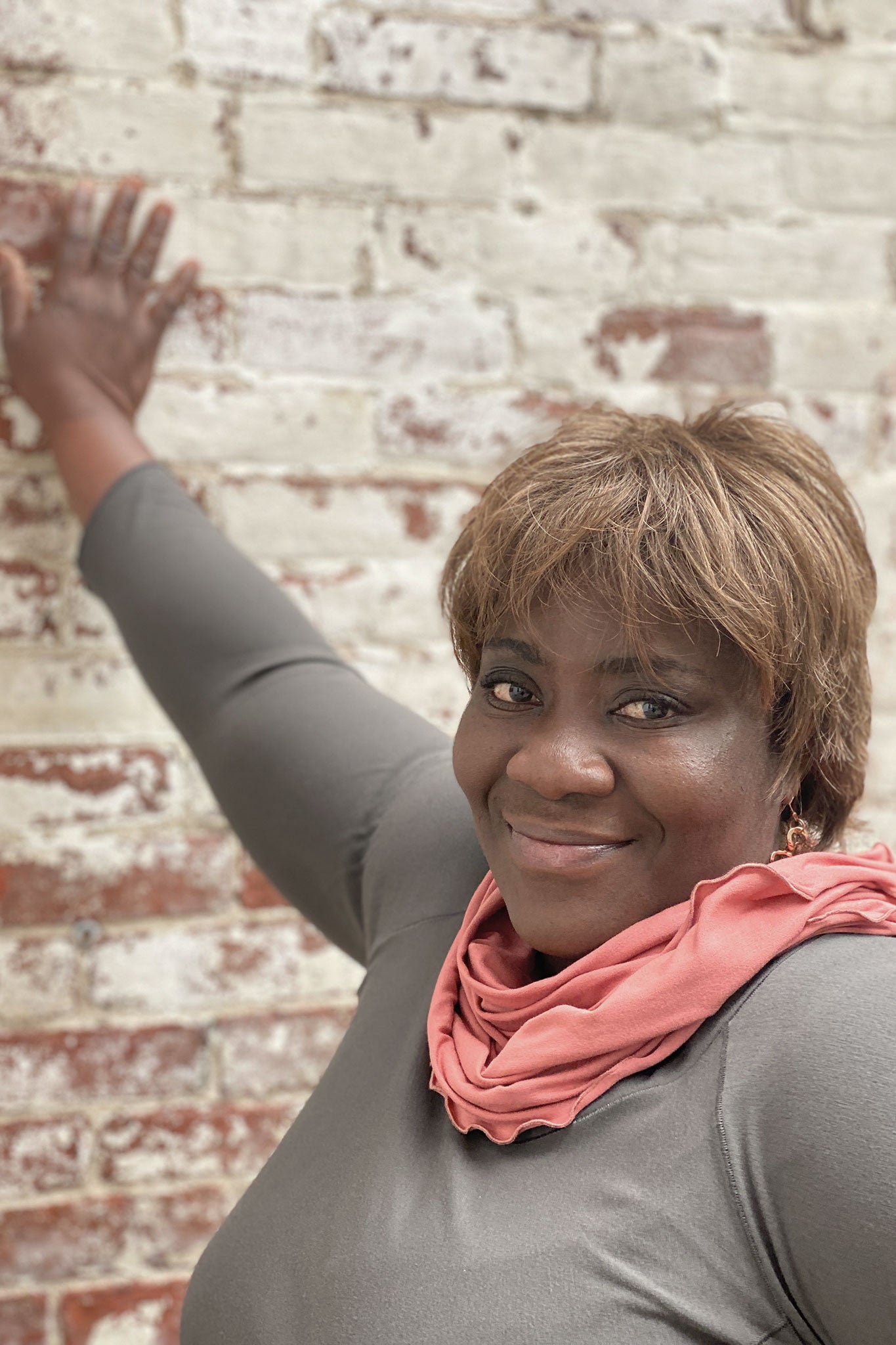 tissue loop infinity scarf in reef