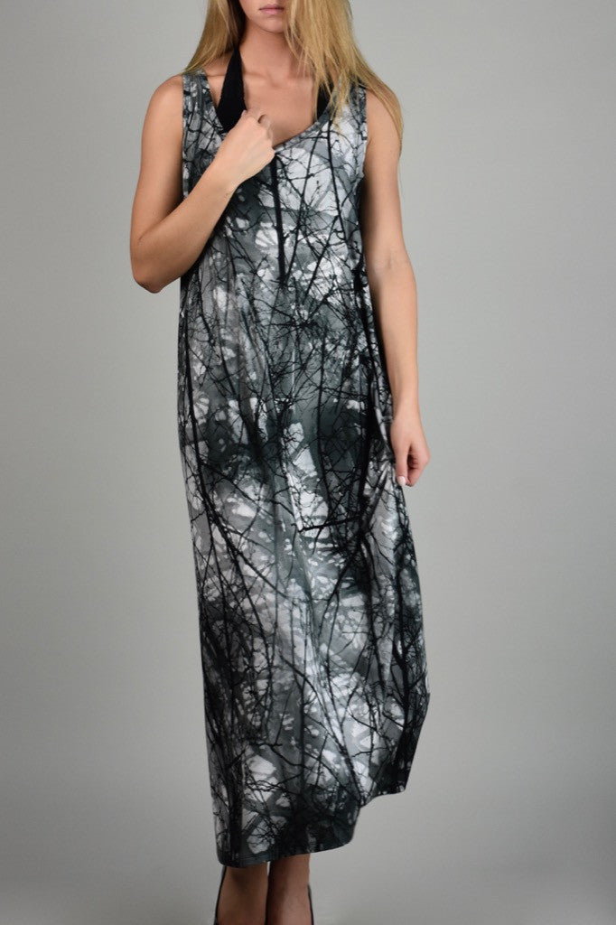 suger shift gown in branches