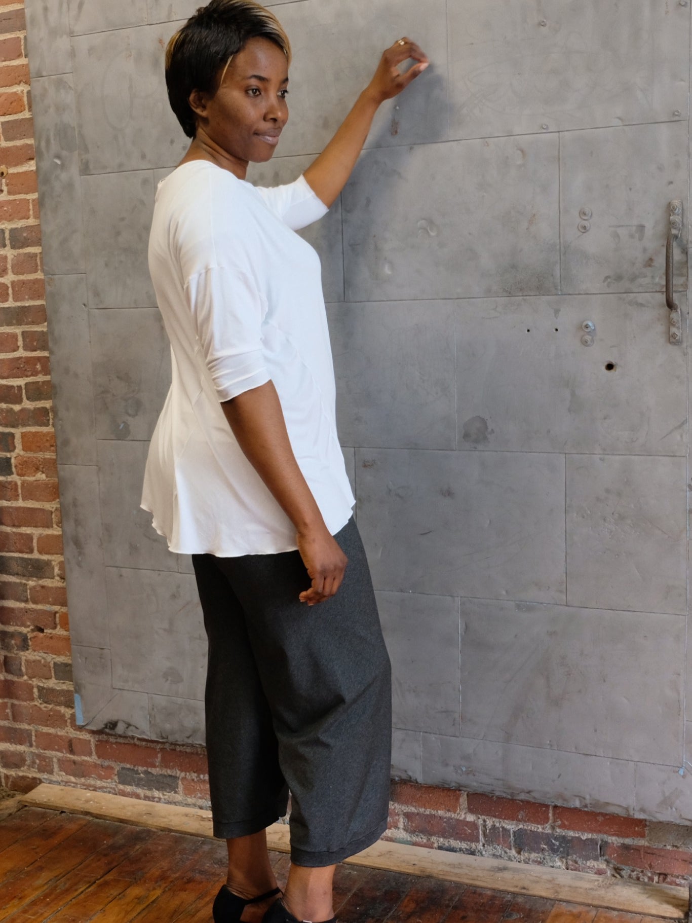 bloom pant in charcoal