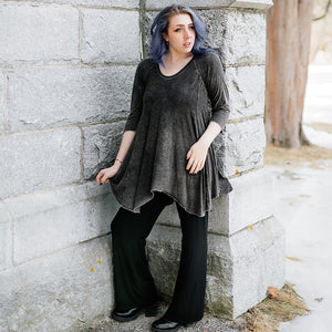 suger trouser in black with mineral hiline