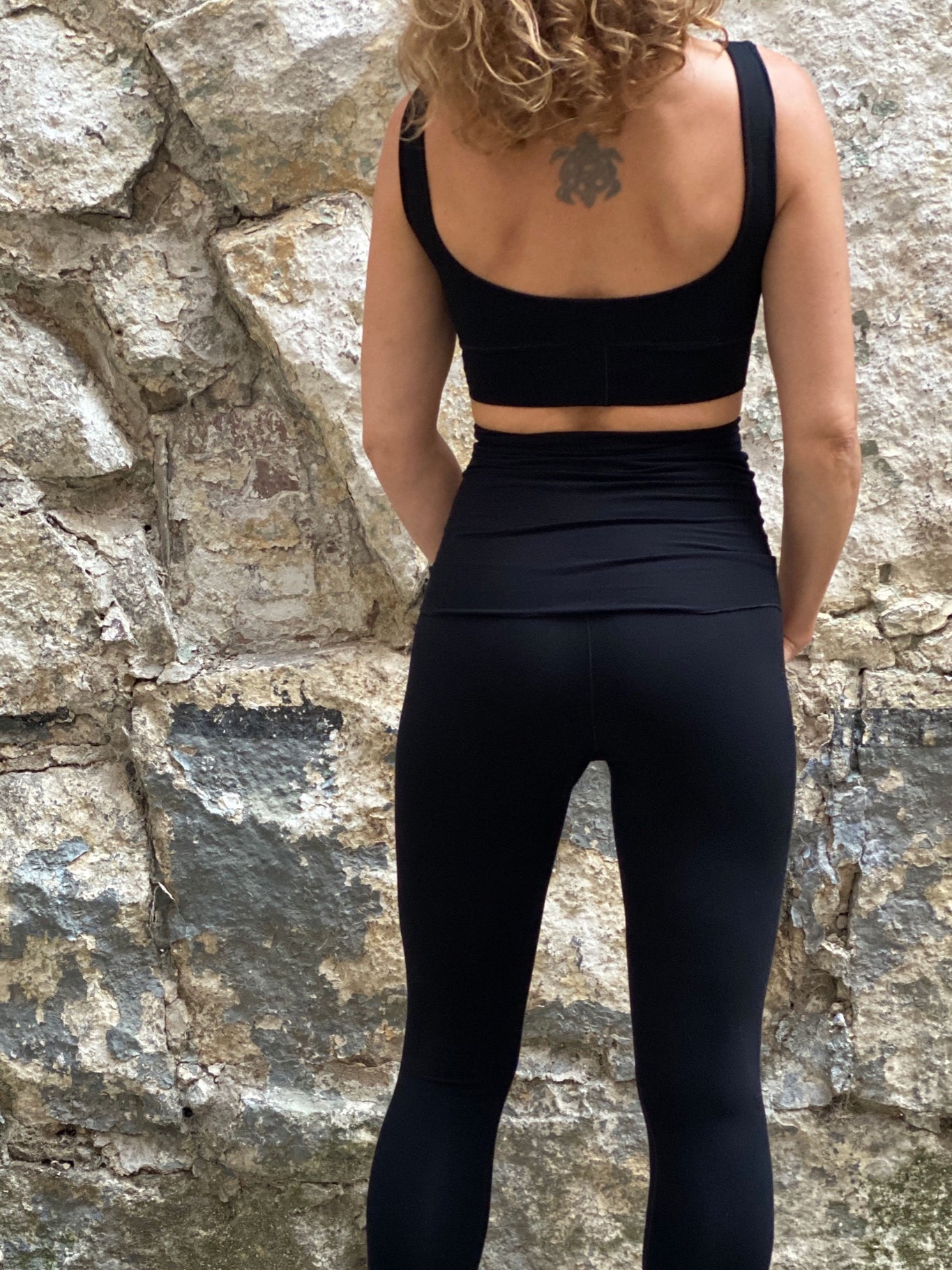 angelrox black bamboo climber legging