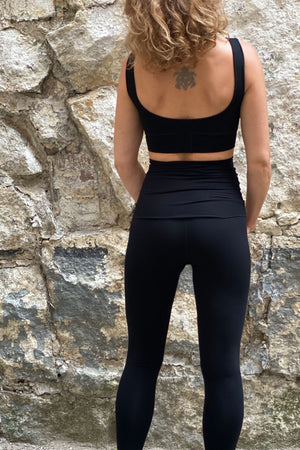 angelrox black bamboo climber legging