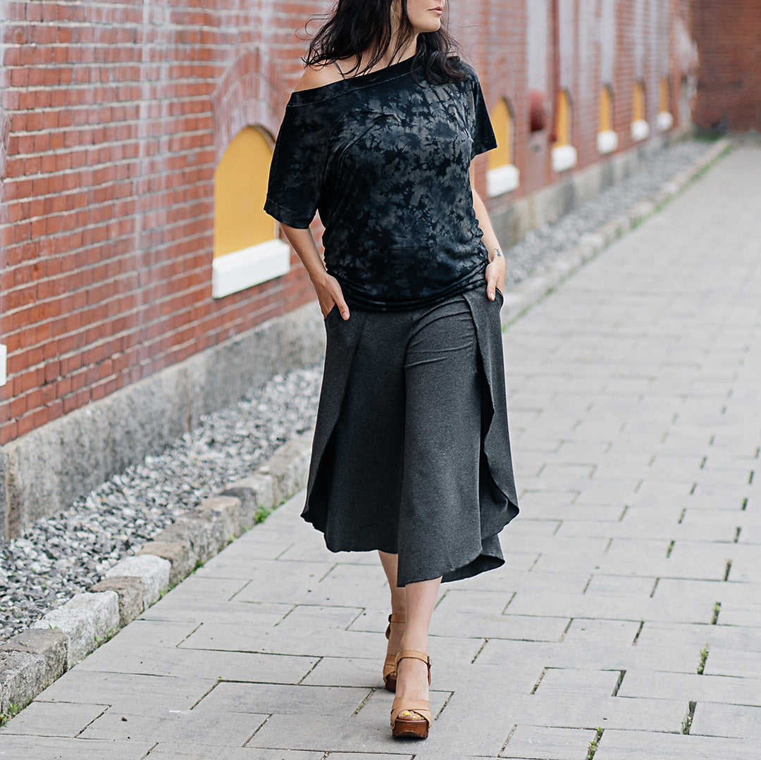 suger® petal pant in charcoal