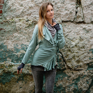 river jacket in glass with mineral playsuit legging