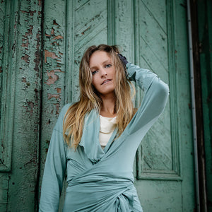 river jacket in glass