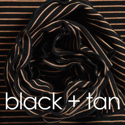 black + tan bamboo color swatch