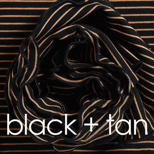 black + tan bamboo color swatch