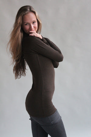 espresso scuba t + charcoal playsuit