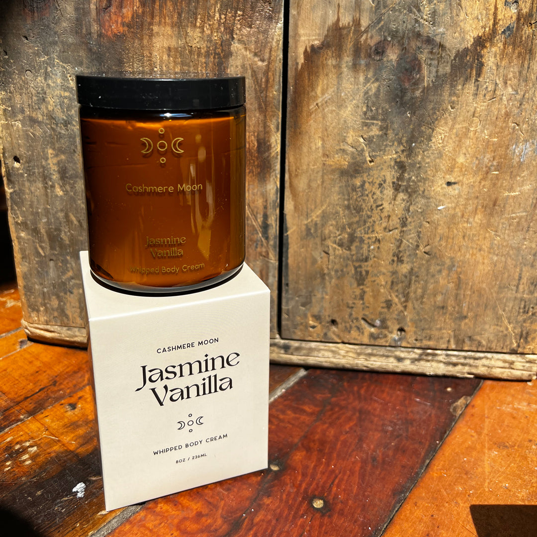 whipped body cream in scent jasmine vanilla 