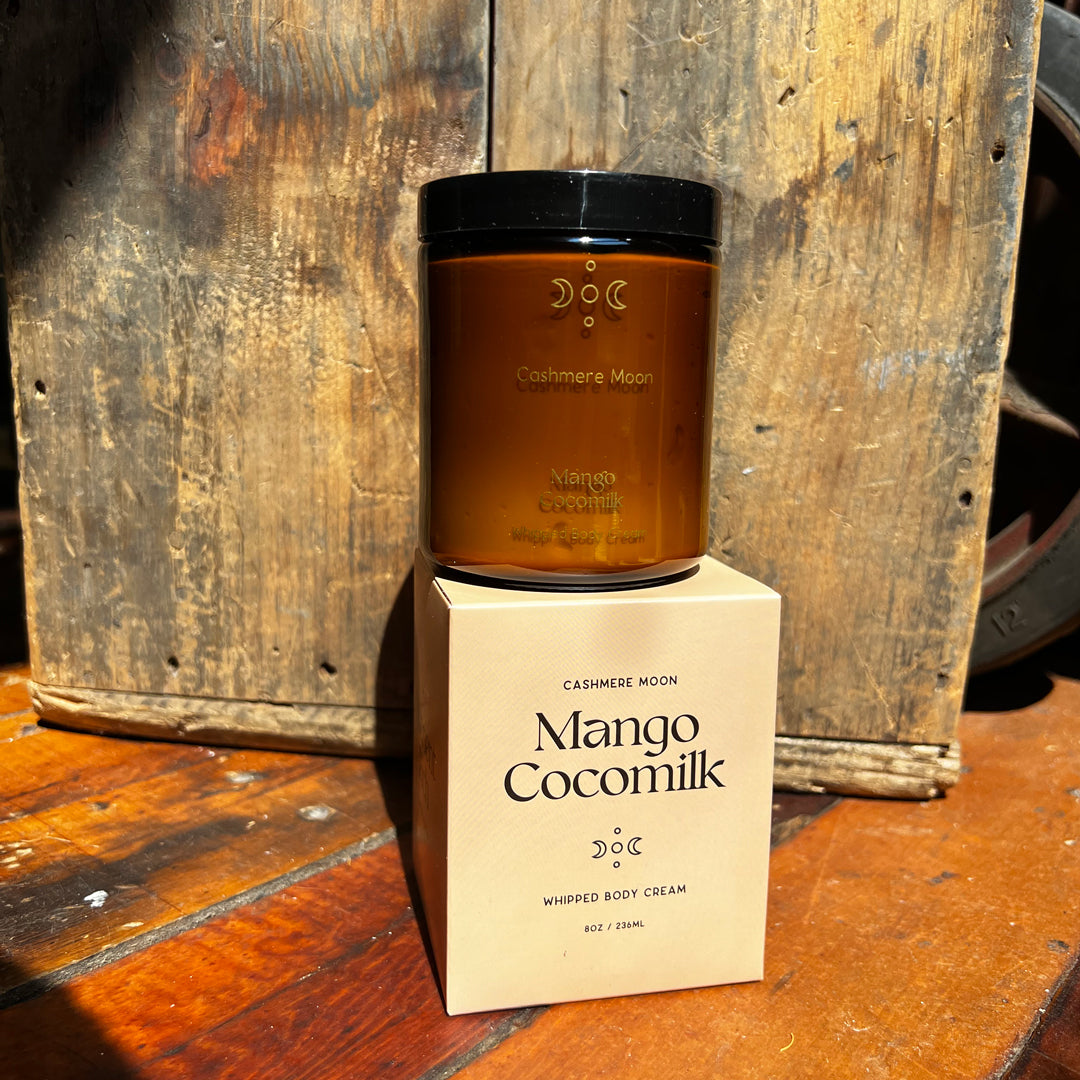 whipped body cream in scent mango cocomilk