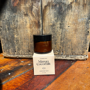 whipped body cream in scent mango cocomilk