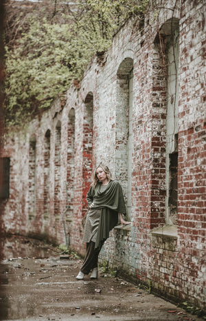 prima in moss + noble in earth stripe + bloom mineral 